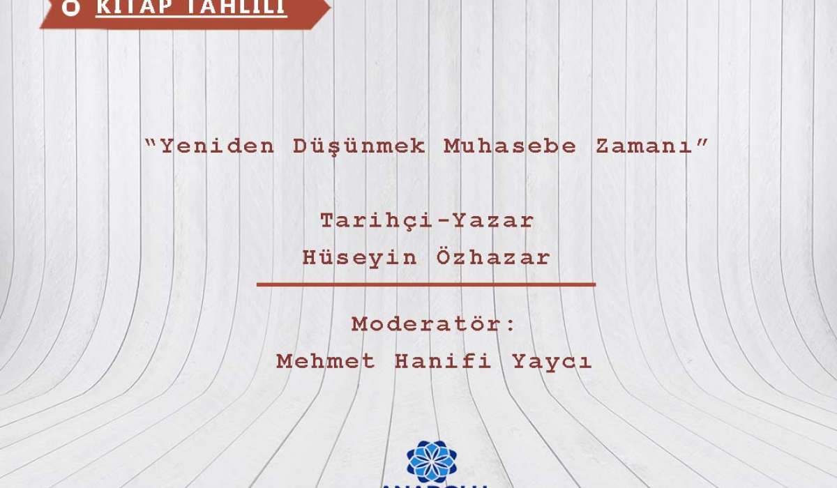 NEDDER’de "Yeniden Düşünmek Muhasebe Zamanı" Kitabın Tahlili Yapıldı